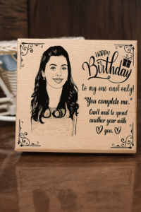 Personalised Love Wooden Photo Frame