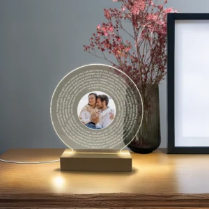 Personalized LED Love Story Lamp