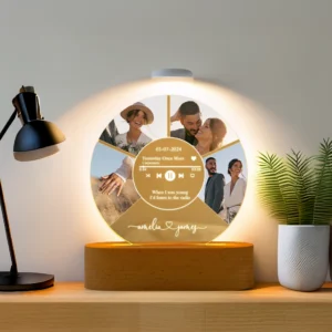 Personalized LED Music Photo Lamp