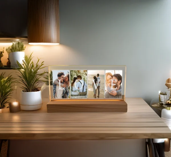 Personalized LED Luminous Love Frame