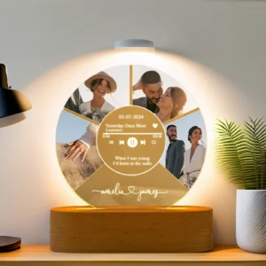 Personalized LED Music Photo Lamp
