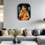 Extra Rounded Shape Portrait Acrylic Wall  Photo