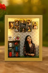 3D LED Birthday Miniature Frame