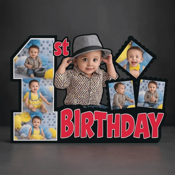 Custom Birthday 3D Photo Stand