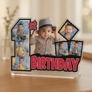 Custom Birthday 3D Photo Stand
