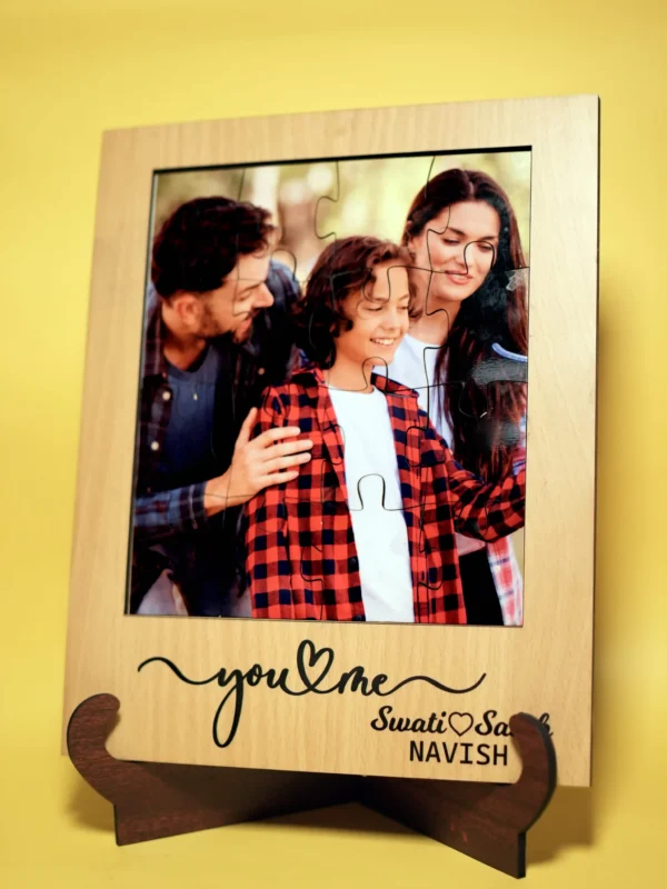 Personalized Wooden Puzzle Frame