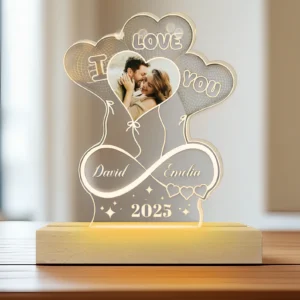 Personalized LED Love Balloons Lamp