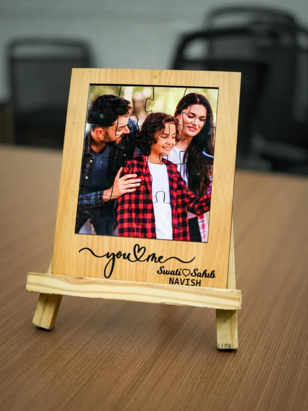Personalized Wooden Puzzle Frame