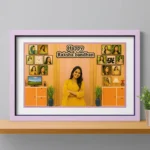 3D LED Rakshabandhan Miniature Frame