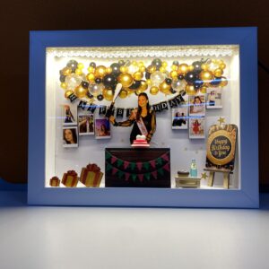 Birthday-Themed 3D Miniature Frame