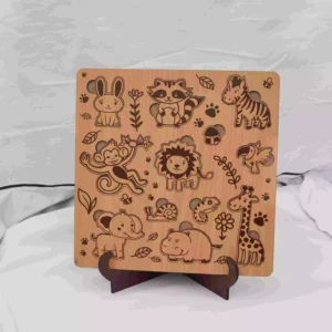 Wooden Animal Puzzle Board
