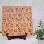 Wooden Alphabet Puzzle Board