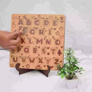 Wooden Alphabet Puzzle Board