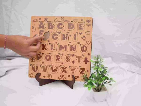 Wooden Alphabet Puzzle Board