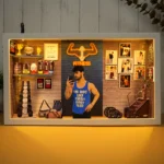 3D LED Gym Miniature Frame