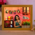 3D LED Birthday Miniature Frame
