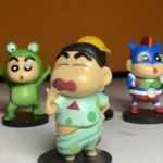 Shinchan Moving Toy | Shinchan Action Figure Toys for Boys & Girls PVC Multicolour | Shin-chan White Moving